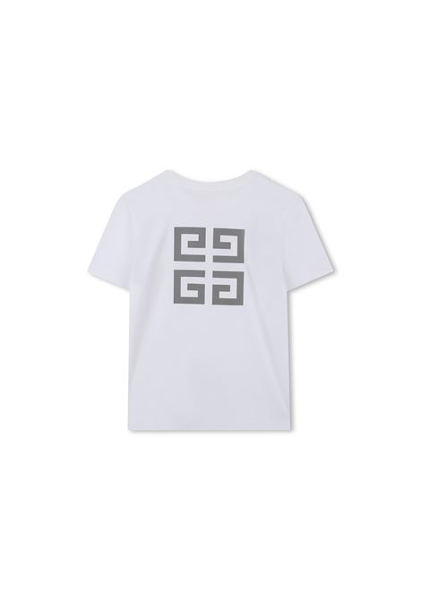 T-Shirt GIVENCHY 4G Bianca GIVENCHY KIDS | H3071810P